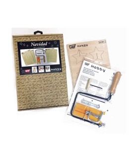 Maderas recrt. decoracion Navidad + Kit herramientas